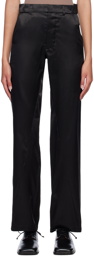 Bianca Saunders Black Bailey Trousers