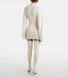 Aya Muse Cursa cashmere sweater dress and socks