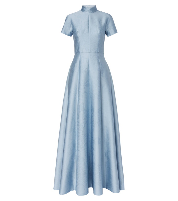 Photo: Emilia Wickstead Malinda floral cloqué gown