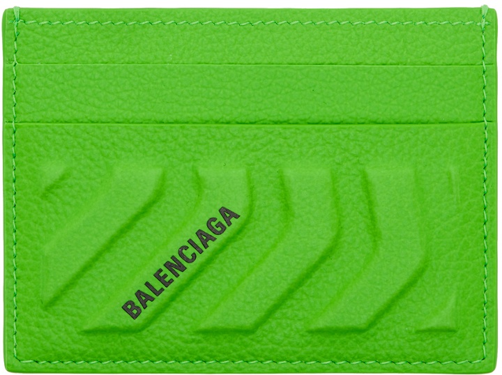 Photo: Balenciaga Green Car Card Holder