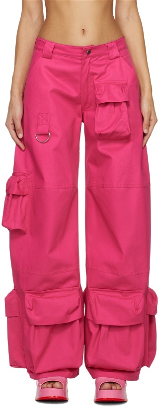 Photo: Collina Strada SSENSE Exclusive Pink Lawn Trousers