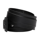 Maison Margiela Black 3D Wrap Bracelet