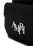 Amiri Staggered Logo Nylon Backpack - Black - One Size