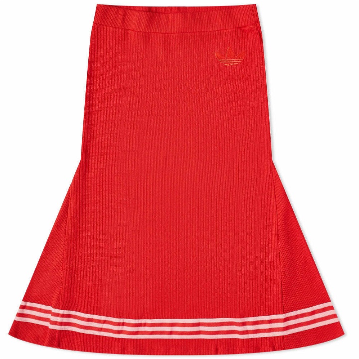 Photo: Adidas Women's Adicolor 70s Knit Skirt in Scarlet