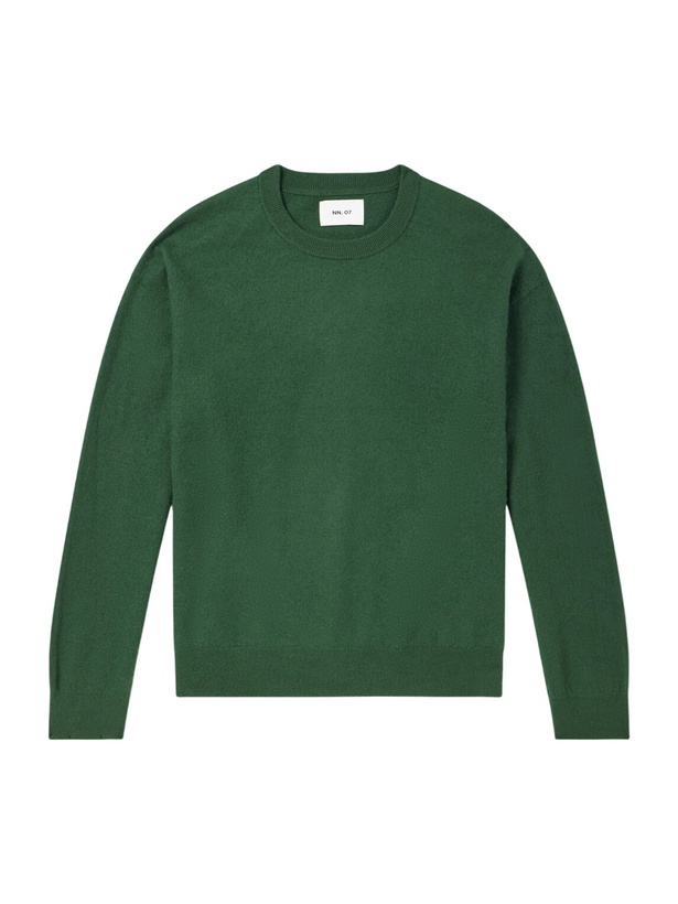 Photo: NN07 - Jasper 60062 Felted Wool Sweater - Green