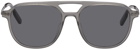 ZEGNA Gray Leggerissimo Caravan Sunglasses