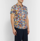 Onia - Jack Button-Down Collar Printed Linen and Cotton-Blend Shirt - Multi