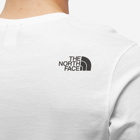 The North Face Men's Long Sleeve Simple Dome T-Shirt in White