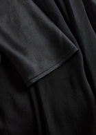Tove Cordelia Asymmetric Silk Maxi Dress Black
