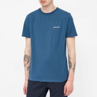 Norse Projects Men's Niels Standard NP Logo T-Shirt in Deep Teal