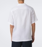Orlebar Brown Maitan embroidered linen shirt