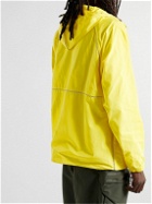 Nike - Sportswear Logo-Print Shell Hooded Jacket - Yellow