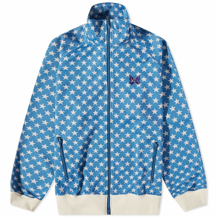 Photo: Needles Men's Poly Jacquard Track Jacket in Star