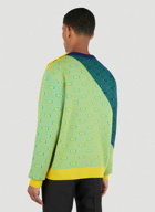 Gucci - GG Jacquard Colour Block Sweater in Yellow
