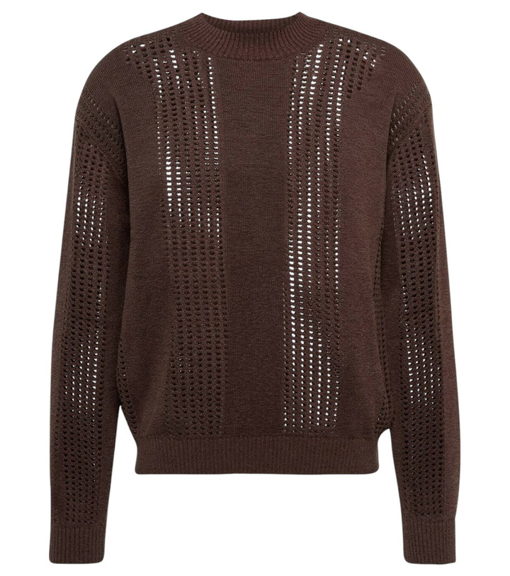 Photo: Nanushka Jace crochet sweater