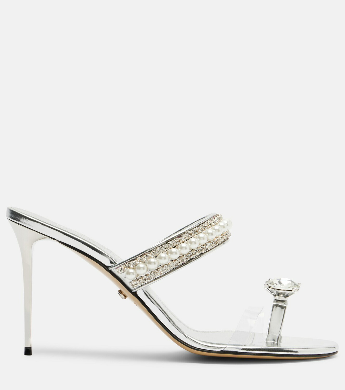 Mach & Mach Diamond Of Elizabeth 95 leather mules