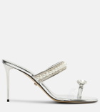 Mach & Mach Diamond Of Elizabeth 95 leather mules