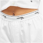 Hommegirls Women's Boxer Shorts in White