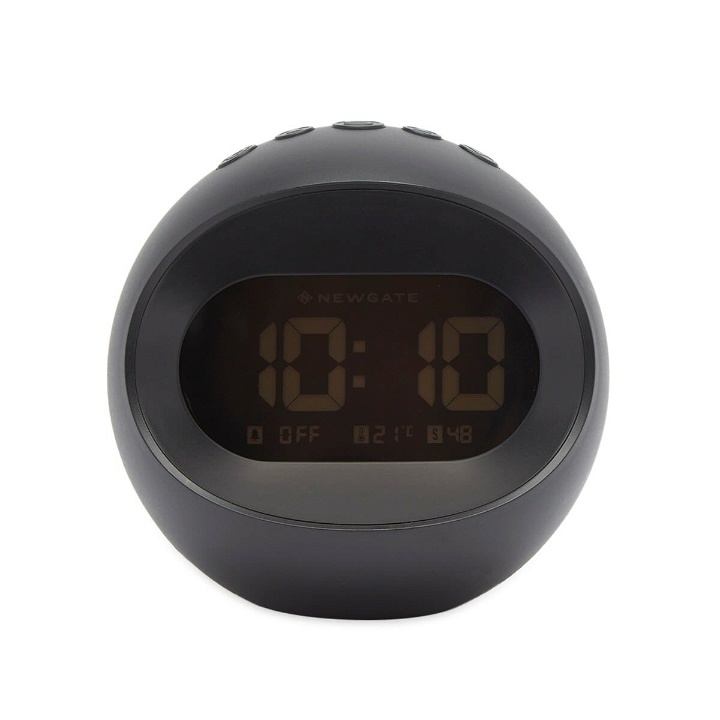 Photo: Newgate Clocks Centre of Earth LED Alarm Clock in Black