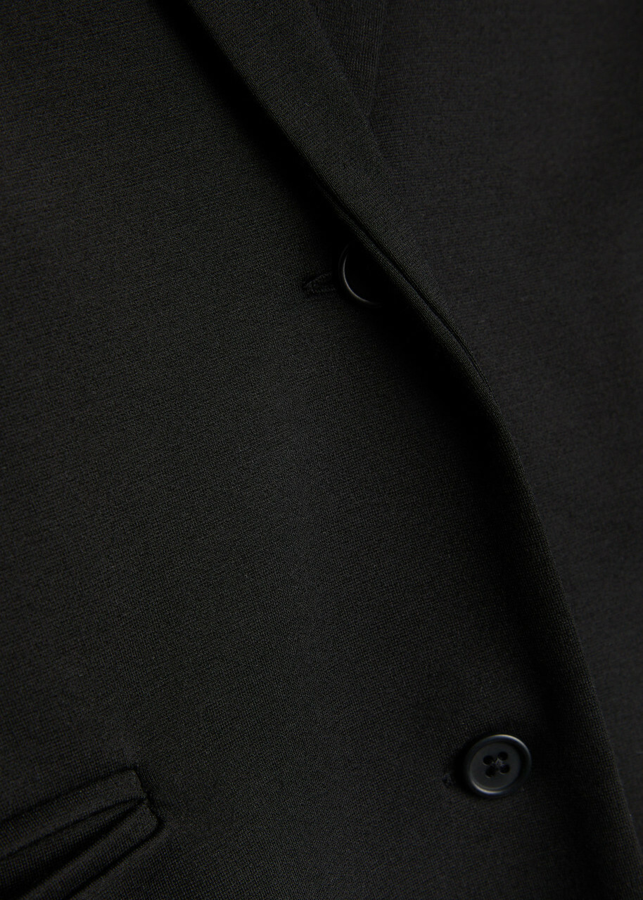 Eileen Fisher Jersey Blazer Black