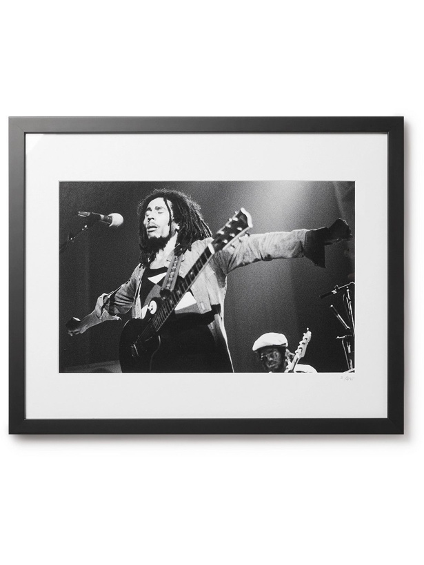 Photo: Sonic Editions - Framed 1976 Bob Marley Live at The Hammersmith Odeon Print, 16&quot; x 20&quot;