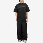Jil Sander Men's Logo T-Shirt in Black