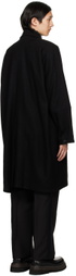Jan-Jan Van Essche Black Button Coat