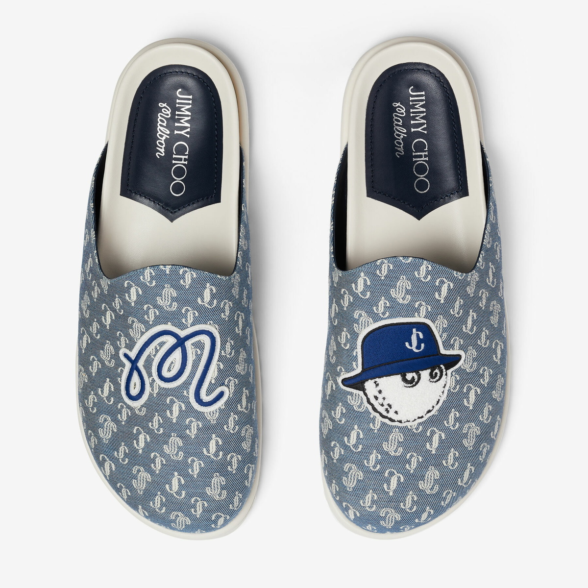 Jimmy Choo Jimmy Choo / Malbon Monogram Mule/M Slide