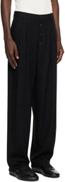 JACQUEMUS Black 'The Fernando' Trousers