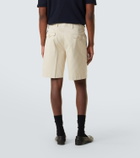 Prada Pleated cotton Bermuda shorts