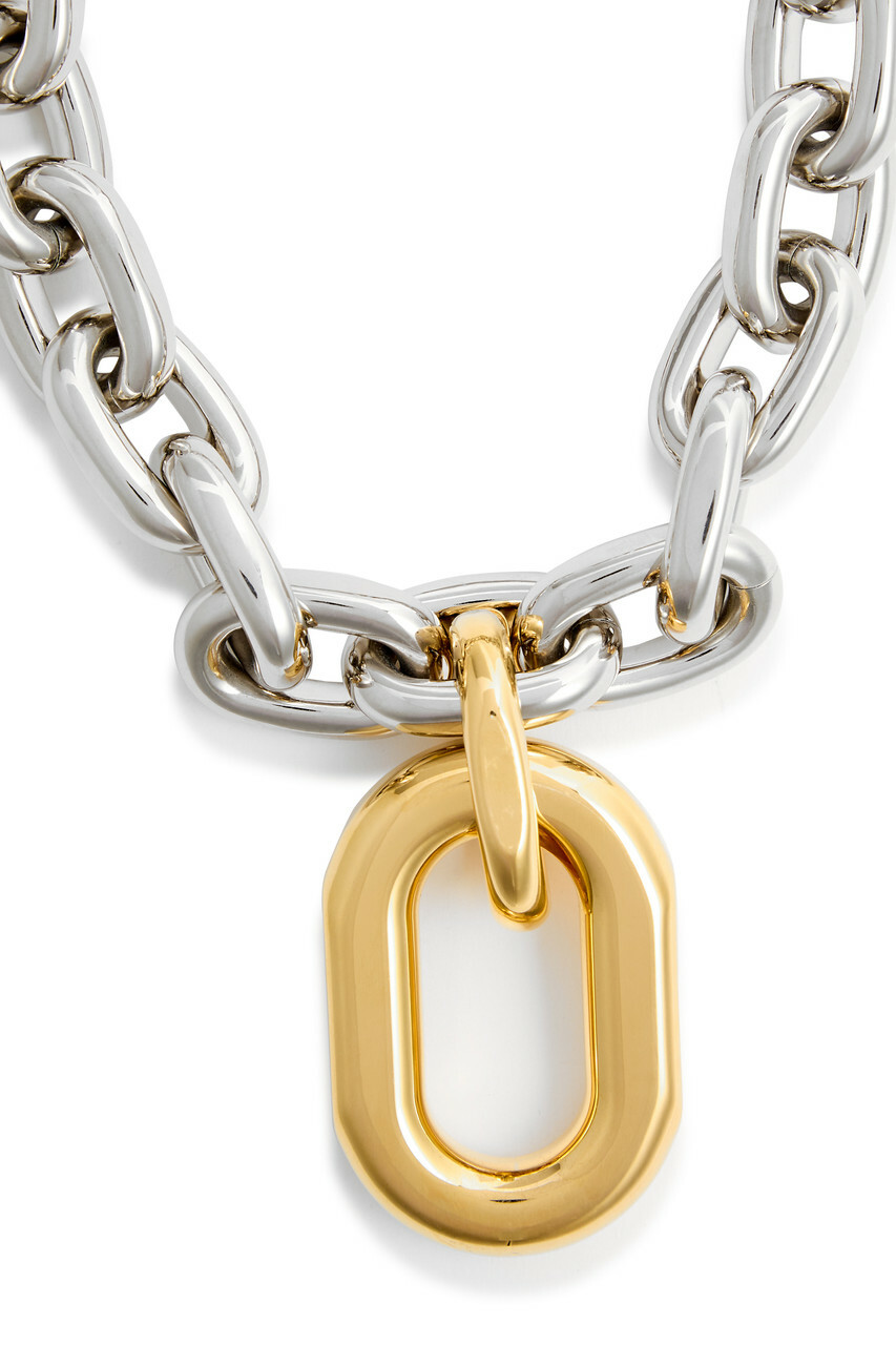 Xl Link Neck Necklace - Paco Rabanne - Silver - Metal