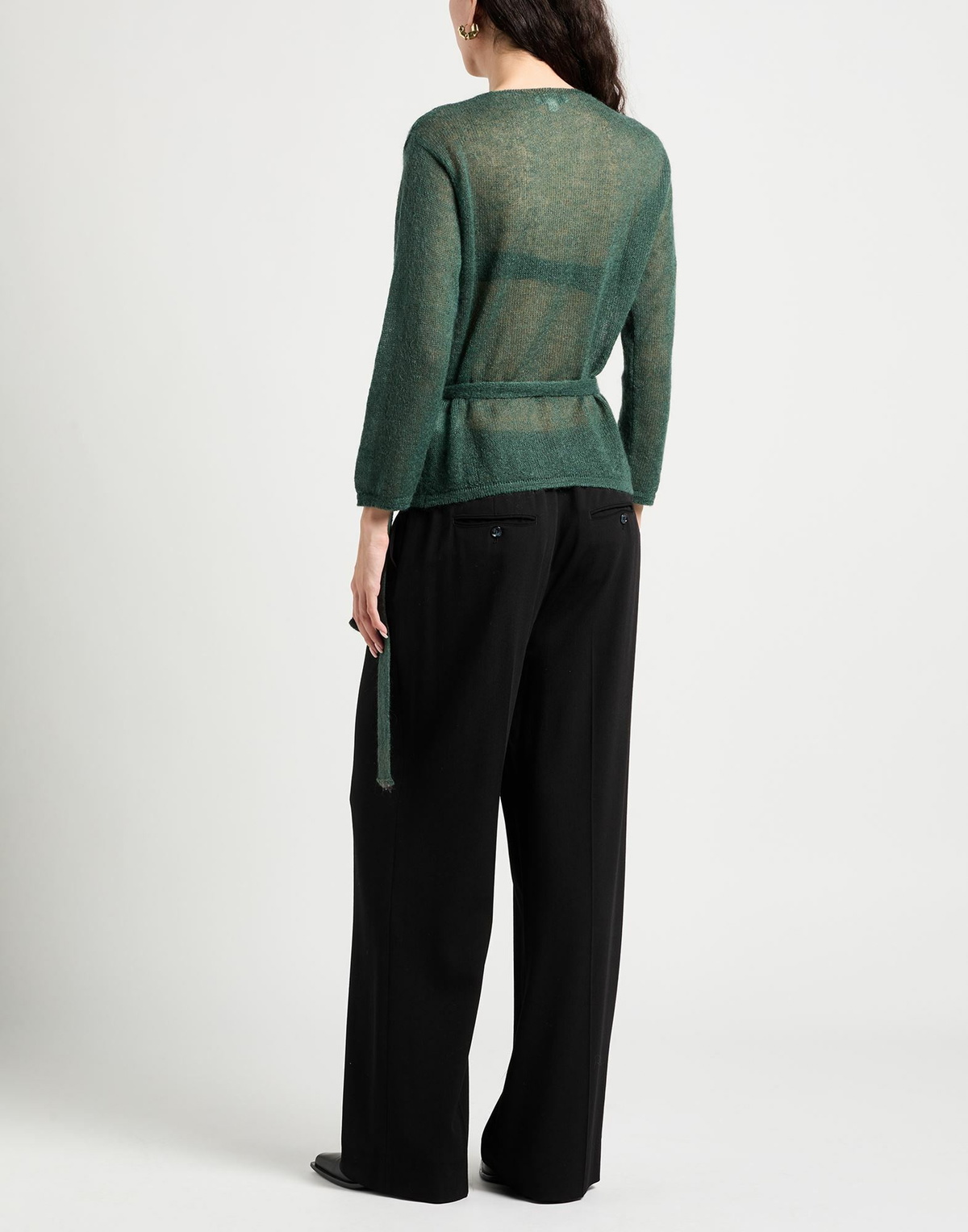 Crossley Womens Wrap cardigans Dark in Green