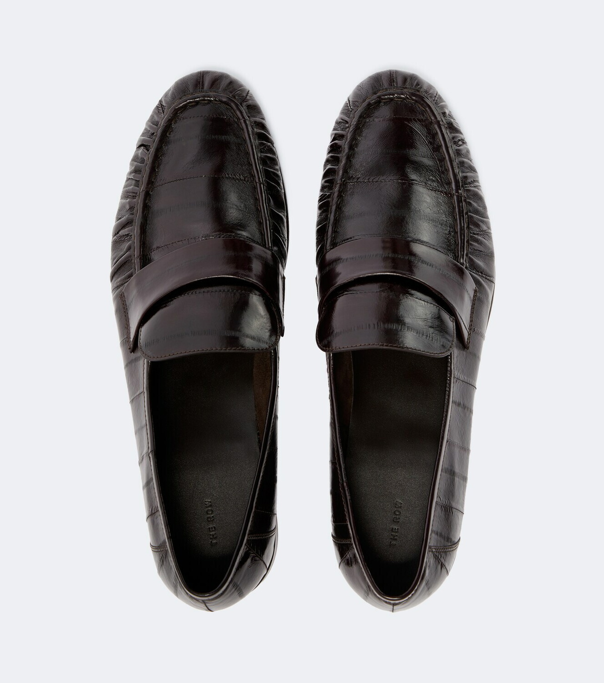 The Row Soft eel leather loafers