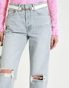 Re/done Womens Jeans in Blue