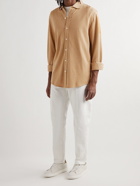 Ralph Lauren Purple label - Cotton-Piqué Shirt - Brown