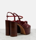 Valentino Garavani Crasher VLogo leather platform sandals