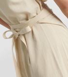 Toteme Tie-detail midi dress