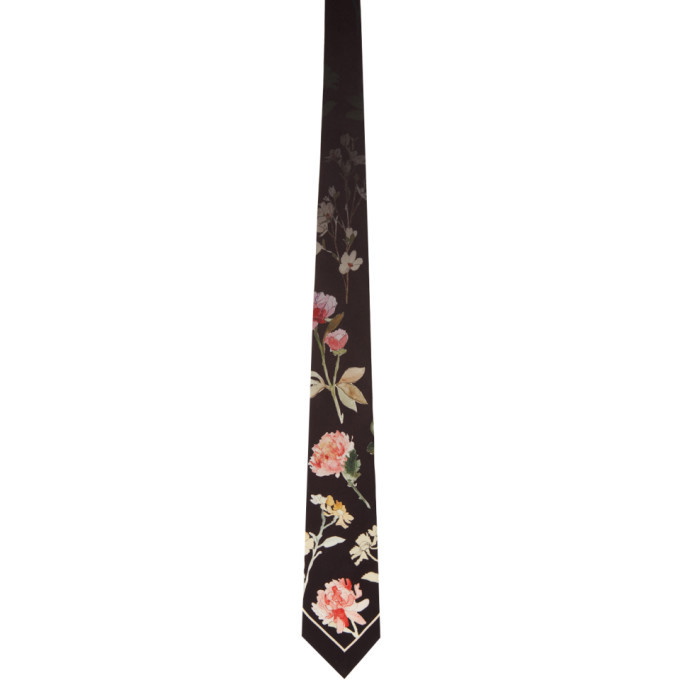 Photo: Paul Smith Black Silk Flower Tie
