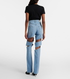 Coperni Spiral wide-leg jeans