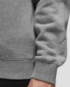 Maison Kitsune Bold Fox Head Patch Comfort Half Zip Sweatshirt Grey - Mens - Half Zips