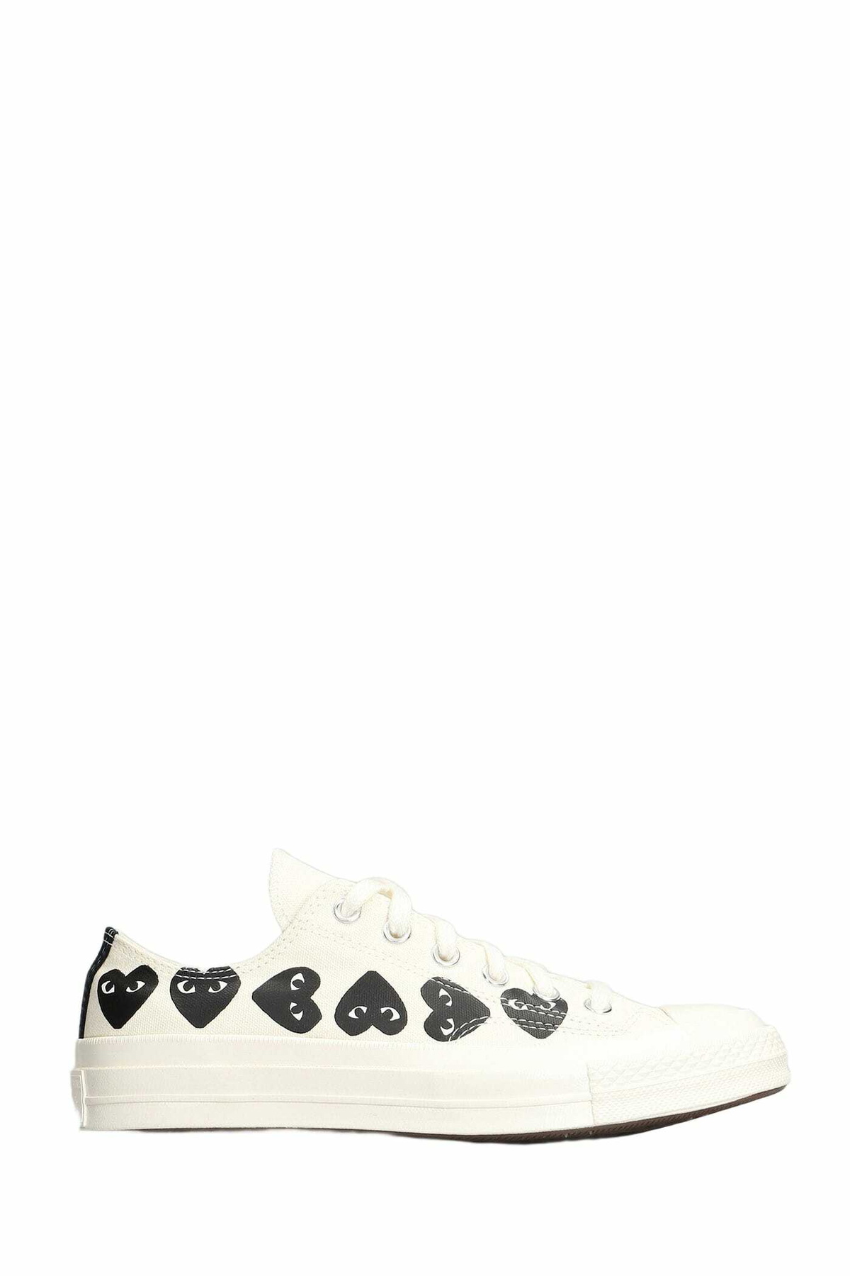 Comme des Garçons Play Chuck 70 Cdg Low Sneakers In Beige Cotton