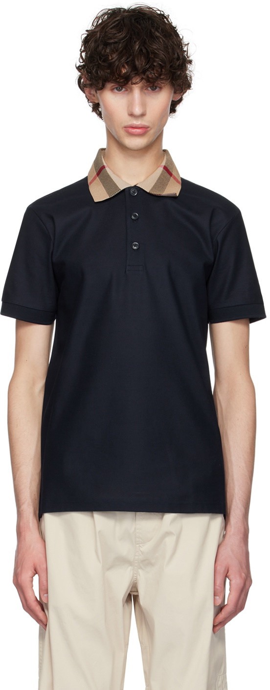 Burberry navy polo hotsell