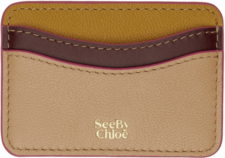 Photo: See by Chloé Orange Layers Card Holder