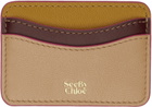 See by Chloé Orange Layers Card Holder