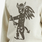 Heresy Men's Rogue Knit Sweater in Ecru
