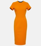Victoria Beckham Crêpe midi dress