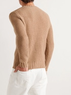 MP Massimo Piombo - Waffle-Knit Wool Sweater - Brown