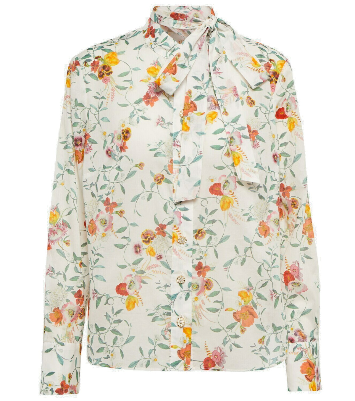 Zimmermann - Floral-print cotton blouse Zimmermann