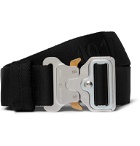 1017 ALYX 9SM - 4cm Black Logo-Jacquard Webbing Belt - Black