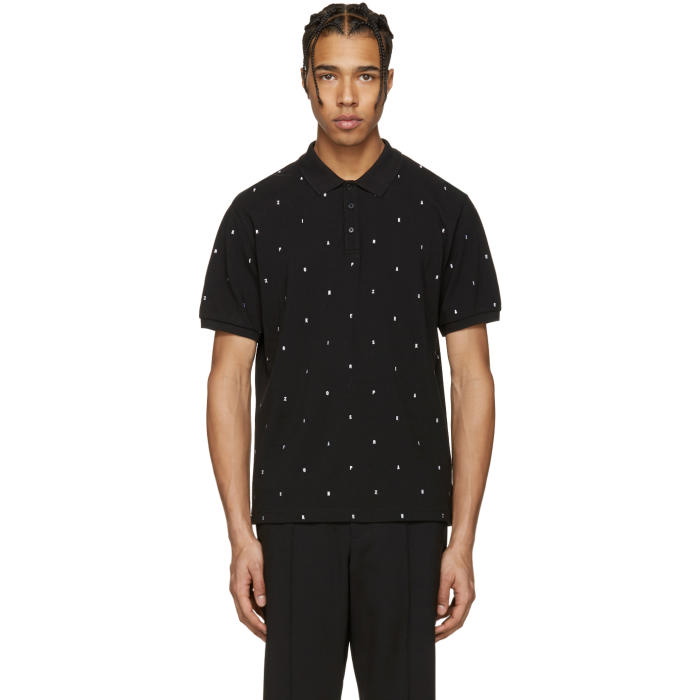 Photo: Kenzo Black Embroidered Polo